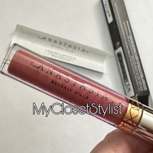 Anastasia Beverly Hills DUSTY ROSE Lipstick NIB OS Full Size Rare New in Box - Picture 1 of 6